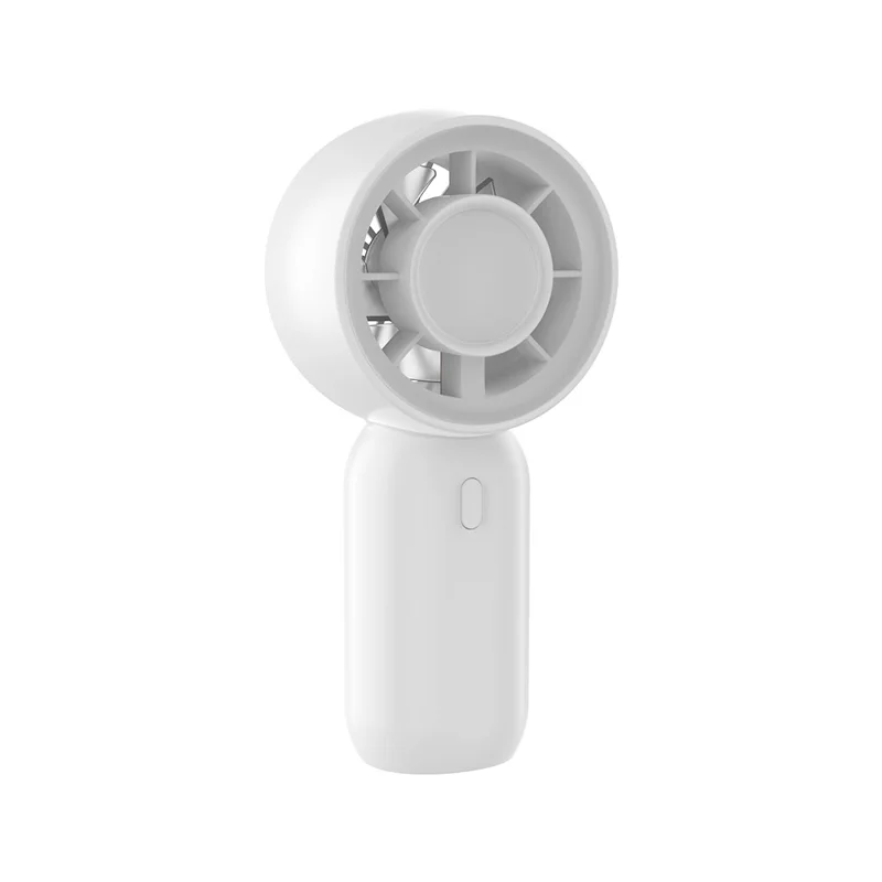 Ventilateur portable mini SL631, ventilateur de poche silencieux rechargeable USB-C 3 vitesses, pour bureau et extérieur - Blanc