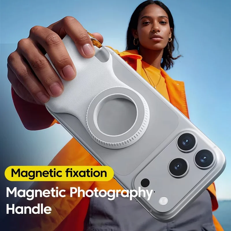 Asa Magnética para Teléfono X Pro con Control Remoto Compatible con Bluetooth, Mango para Cámara de Teléfono Inteligente