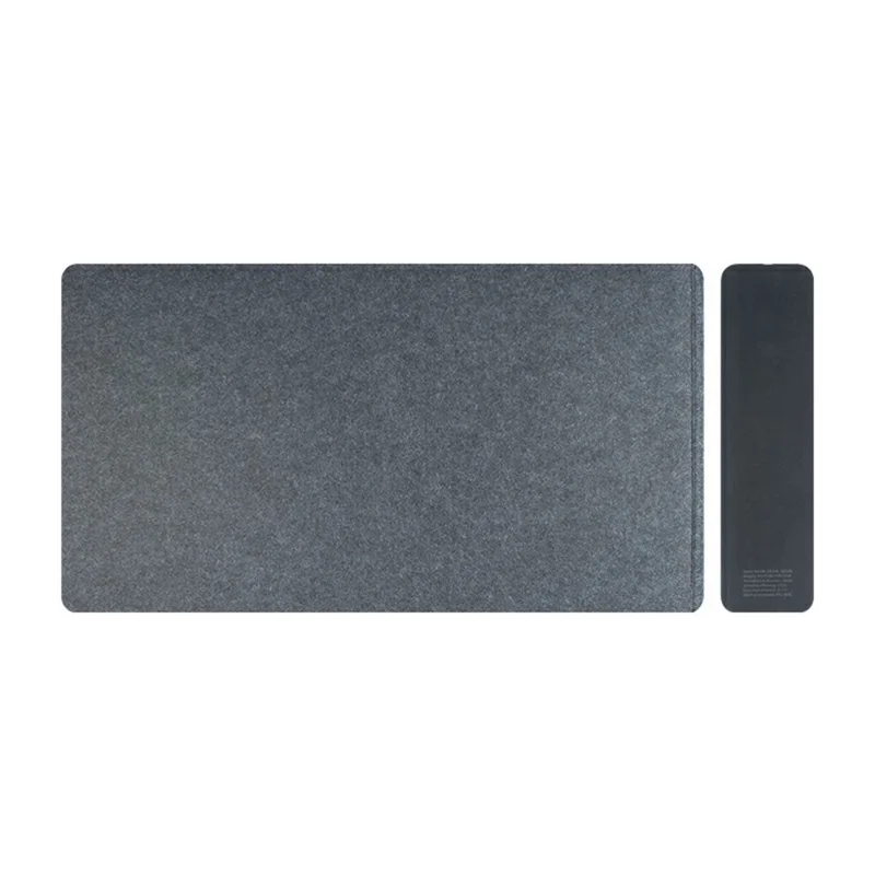 S111 3-in-1 Magnetic Wireless Charger Office Desktop Pad 15W Fast Charging Mouse Pad for Phone Watch Earbuds - Black