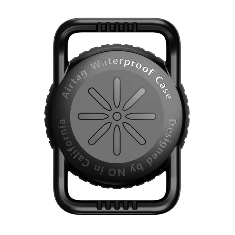 Für Apple AirTag (2. Generation) / AirTag Wasserdichter PC-Kasten Stoßfester Schutzüberzug für Haustierhalsband Outdoor-Tracker - Schwarz