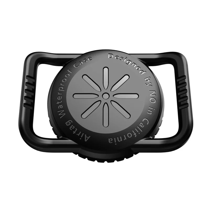 Für Apple AirTag (2. Generation) / AirTag Wasserdichter PC-Kasten Stoßfester Schutzüberzug für Haustierhalsband Outdoor-Tracker - Schwarz