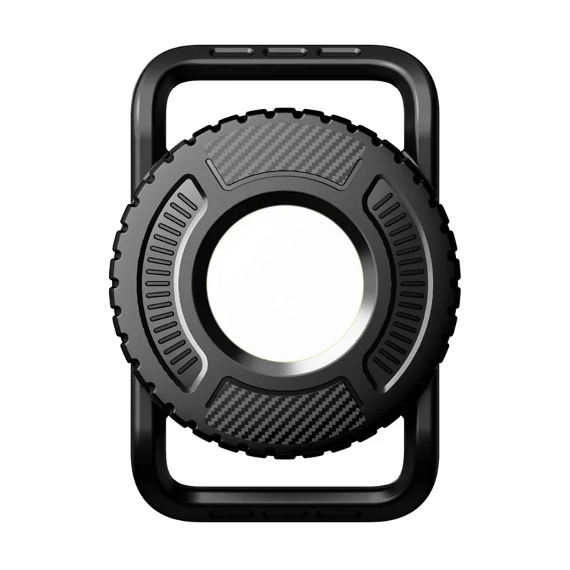 Für Apple AirTag (2. Generation) / AirTag Wasserdichter PC-Kasten Stoßfester Schutzüberzug für Haustierhalsband Outdoor-Tracker - Schwarz