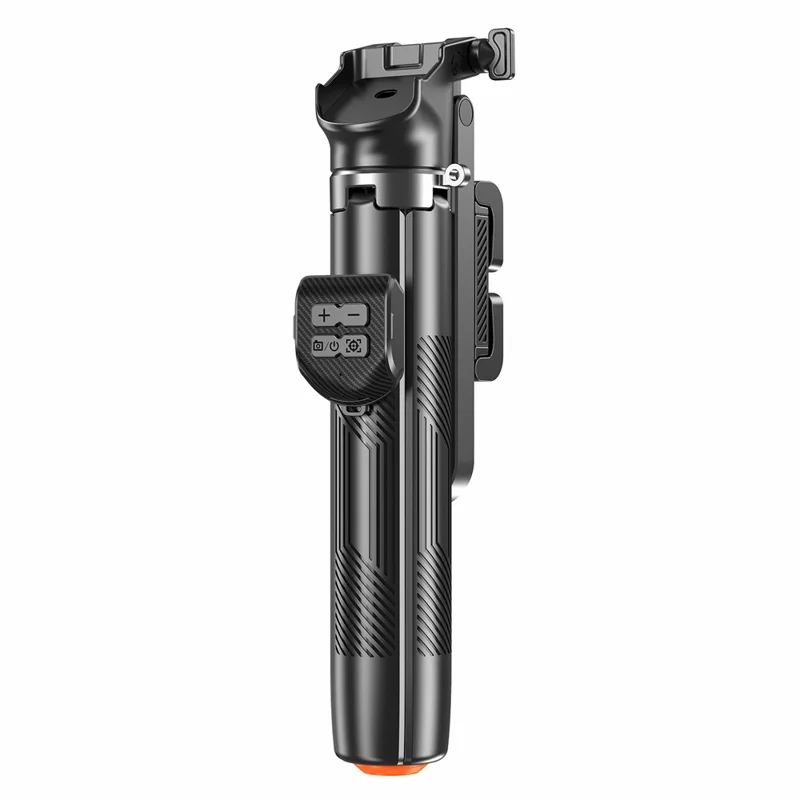 T35 Auto Pop-Up Extendable Tripod Bluetooth-compatible Selfie Stick with Remote Control for Photography - Black