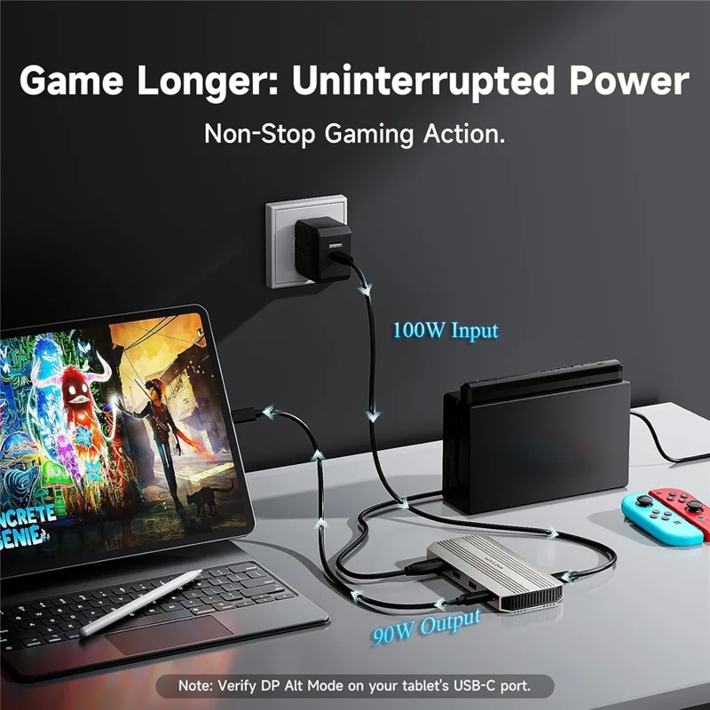 WAVLINK WL-VR204 Scheda di Acquisizione Video 4K HD Hub Video con PD 100W Adattatore per Streaming Registrazione Gaming dal Vivo