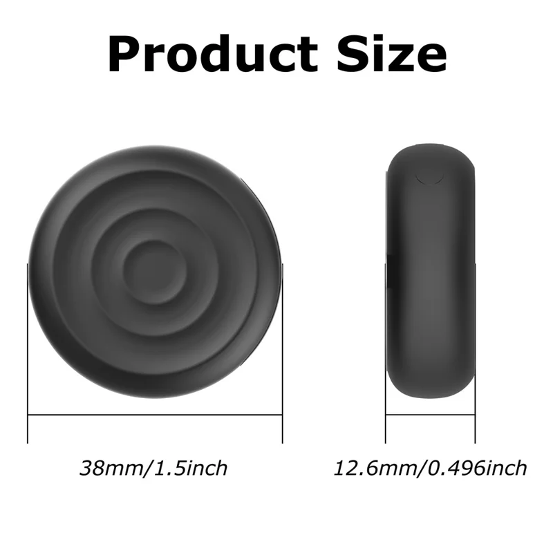 2 Stück Silikonhülle für Apple AirTag / AirTag 2 Wasserdichte, stoßfeste Schutzhülle mit Klebeunterseite