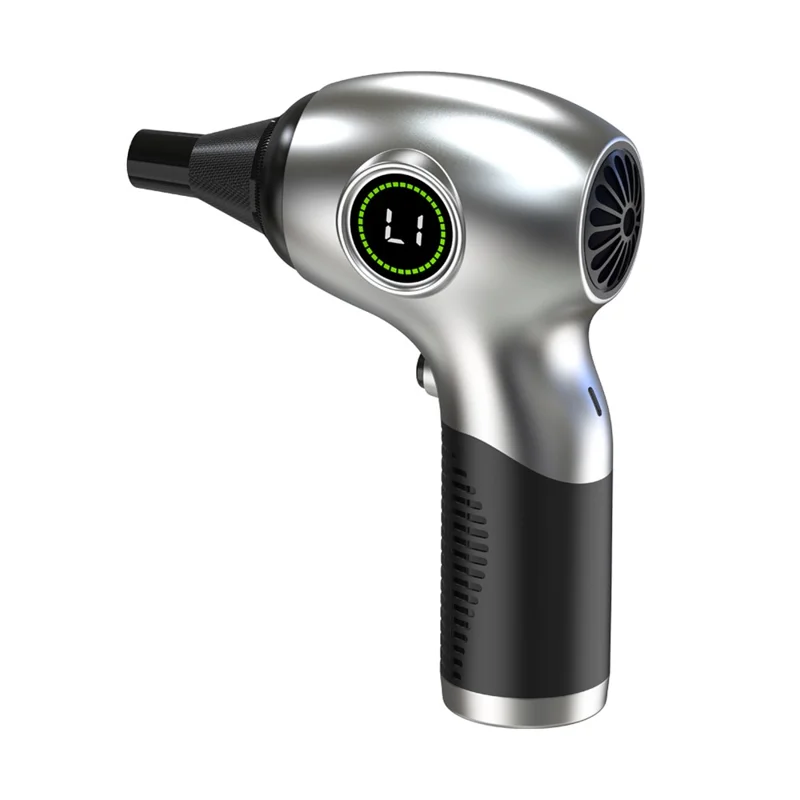 D21S Wireless Handheld Dust Blower 125000RPM Brushless Motor 200G Max Air Flow Duster with LED Display