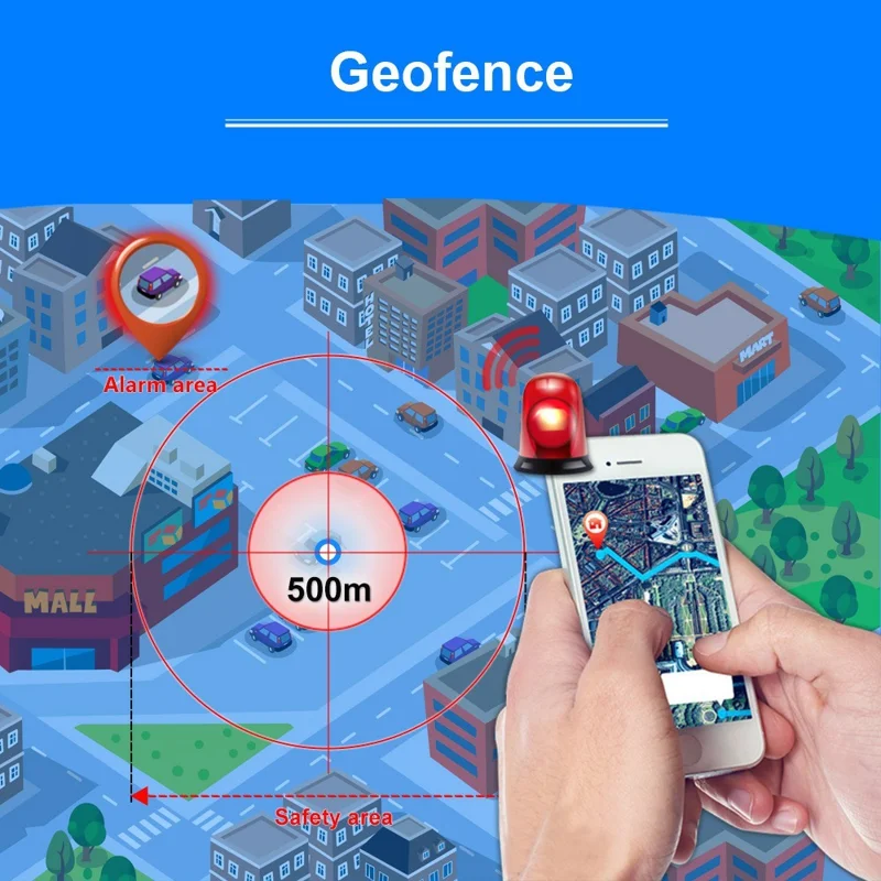 TKSTAR TK806 Localisateur GPS 4G pour Voiture, Appareil de Suivi en Temps Réel Filaire Anti-vol avec Coupure d'Alimentation et d'Essence - Noir