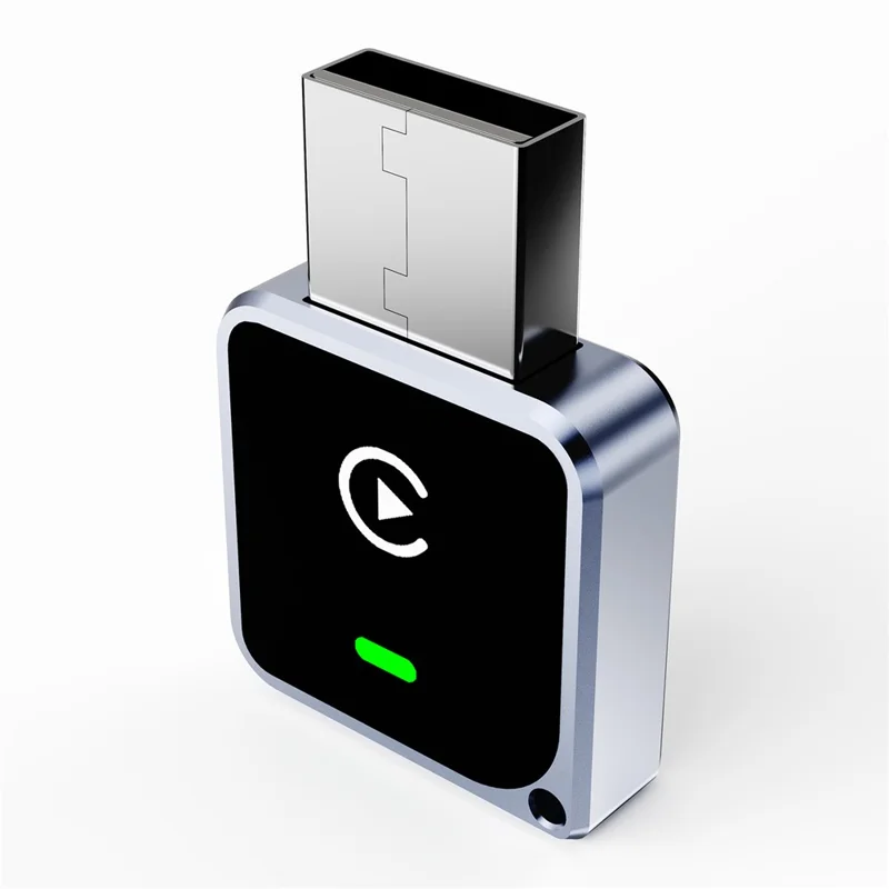 CM102 Adaptador Inalámbrico CarPlay Convertidor Android Auto 2 en 1 WiFi 6 Bluetooth 5.3 Adaptador USB para Coche - Negro