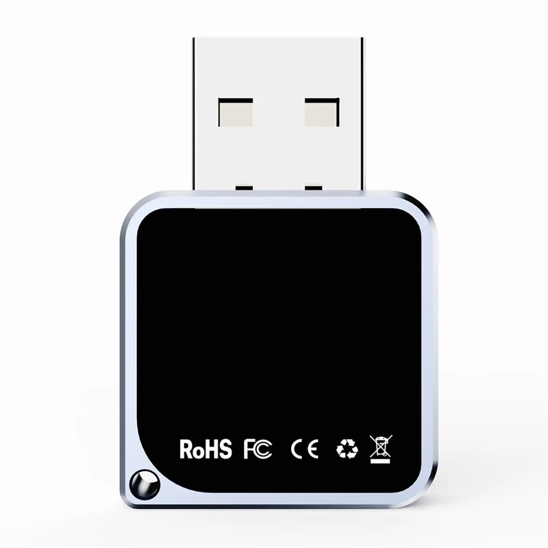 CM102 Adaptador Inalámbrico CarPlay Convertidor Android Auto 2 en 1 WiFi 6 Bluetooth 5.3 Adaptador USB para Coche - Negro