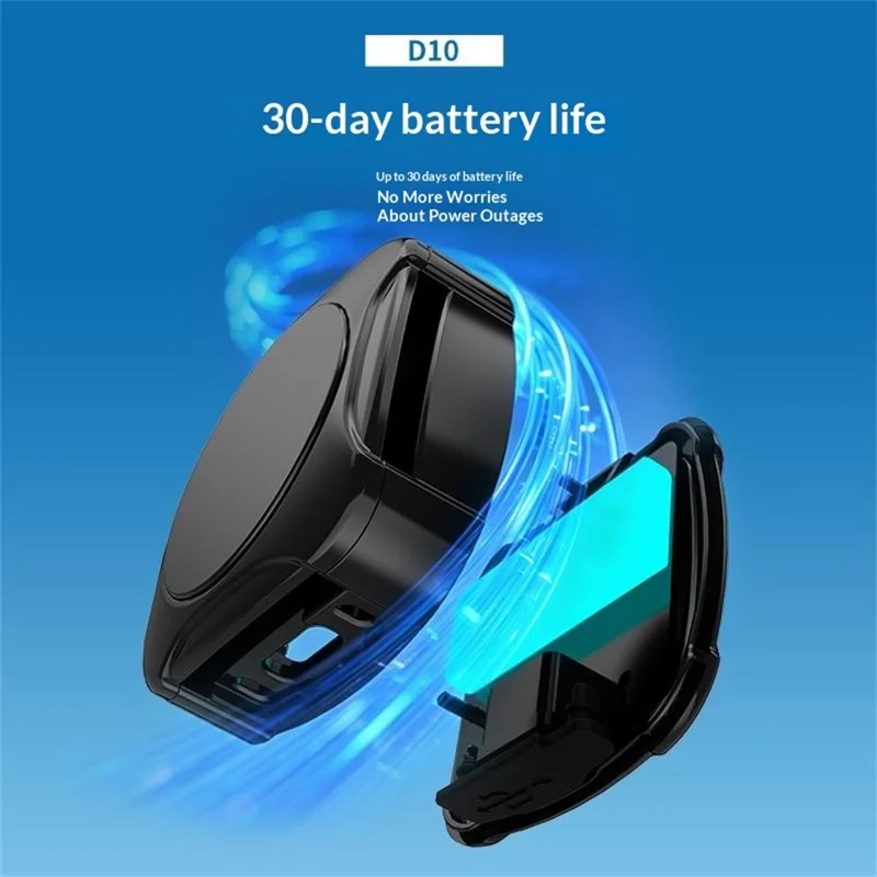 D10 Bluetooth-compatible Remote Control for DJI / GoPro Hero / Insta360 Action Camera Wireless Controller - Black