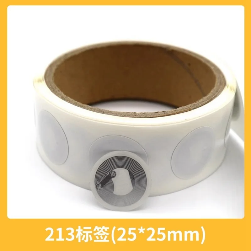 Stickers NFC 10 pièces Ntag213 25 mm, étiquettes rondes adhésives pour identification