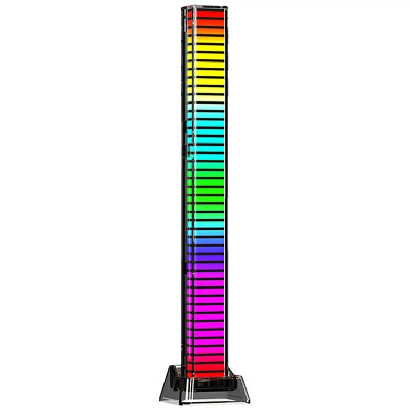 L029Z Type-C Rechargeable APP Control 4D RGB Bluetooth-compatible Music Rhythm Light Sound Pickup LED Strip with Illuminated Bracket