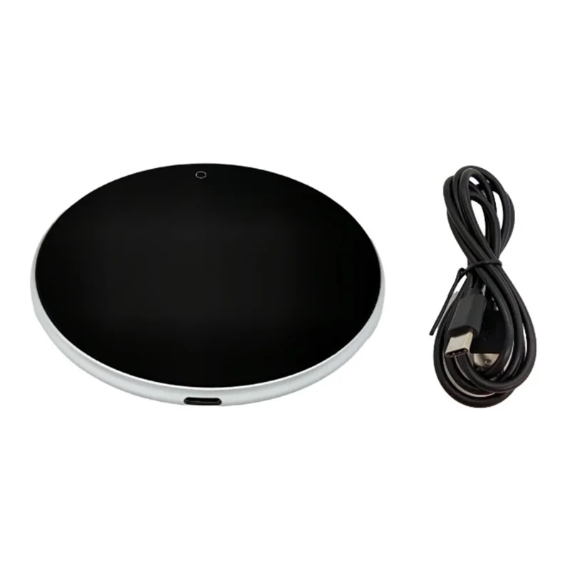 RY-010 USB Heating Cup Warmer Pad Coaster 3 Speed Touch Control Smart Temperature Coffee Mug Warmer - Silver