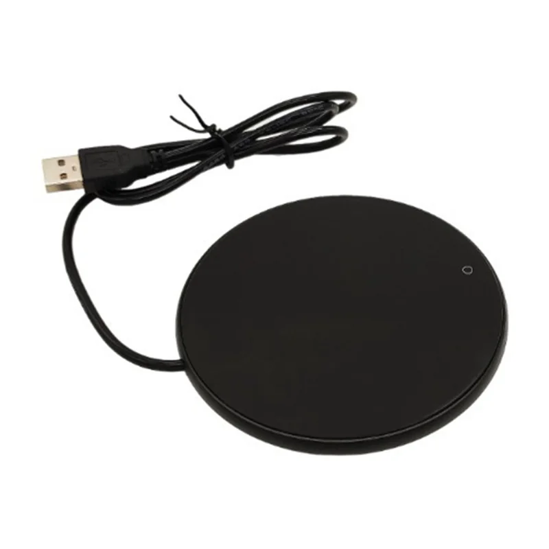 RY-004 USB Mug Warmer 3-Level Touch Temperature Control 8H Auto-Off Cup Heater Pad - Black
