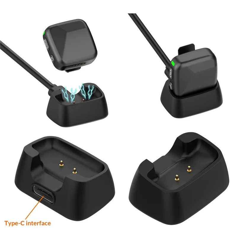 Charging Dock for DJI Mic Mini Microphone Transmitter Magnetic Wireless Charger Station (without Cable) - Black