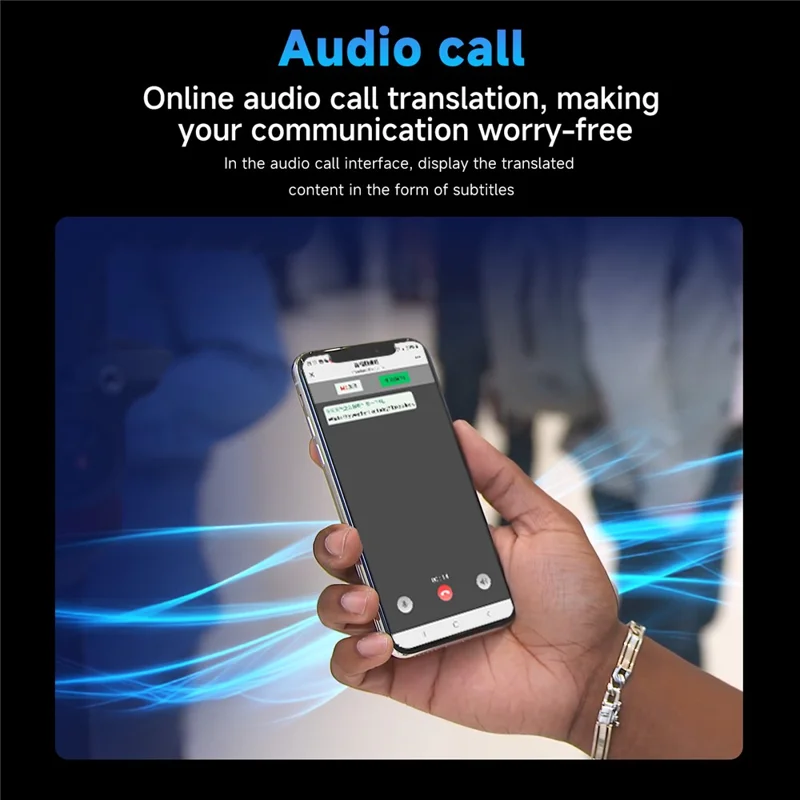 S15 Pro 2+16GB 4 Inch Screen AI Translation Device 148 Online Languages WiFi Photo Scanning Voice Translator - Black