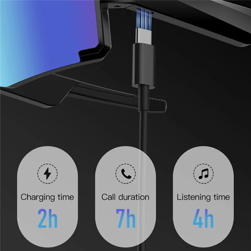 M14 Smart Glasses 8MP Camera AI Translation EIS Anti-shake Bluetooth-compatible IPX4 Waterproof - White+Blue