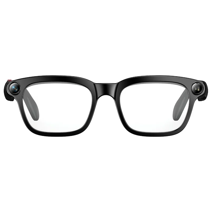 M08 Smart Glasses 800W Camera AI Translation Bluetooth-compatible Music Eyeglasses - Clear Lens