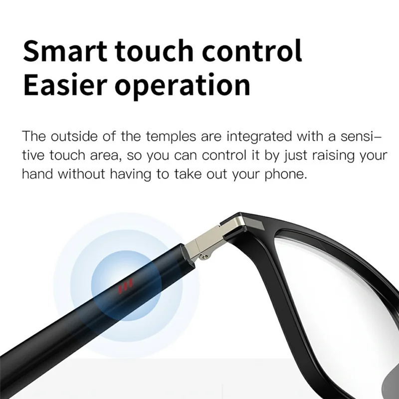 M03 Bluetooth-compatible Smart Audio Glasses IP68 Waterproof Open Ear Headphones - Photochromic Lens
