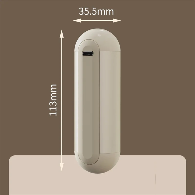 M2 2 pièces 3000 mAh réchauffeur de mains magnétique détachable, chauffage portable réglable 3 vitesses - Noir