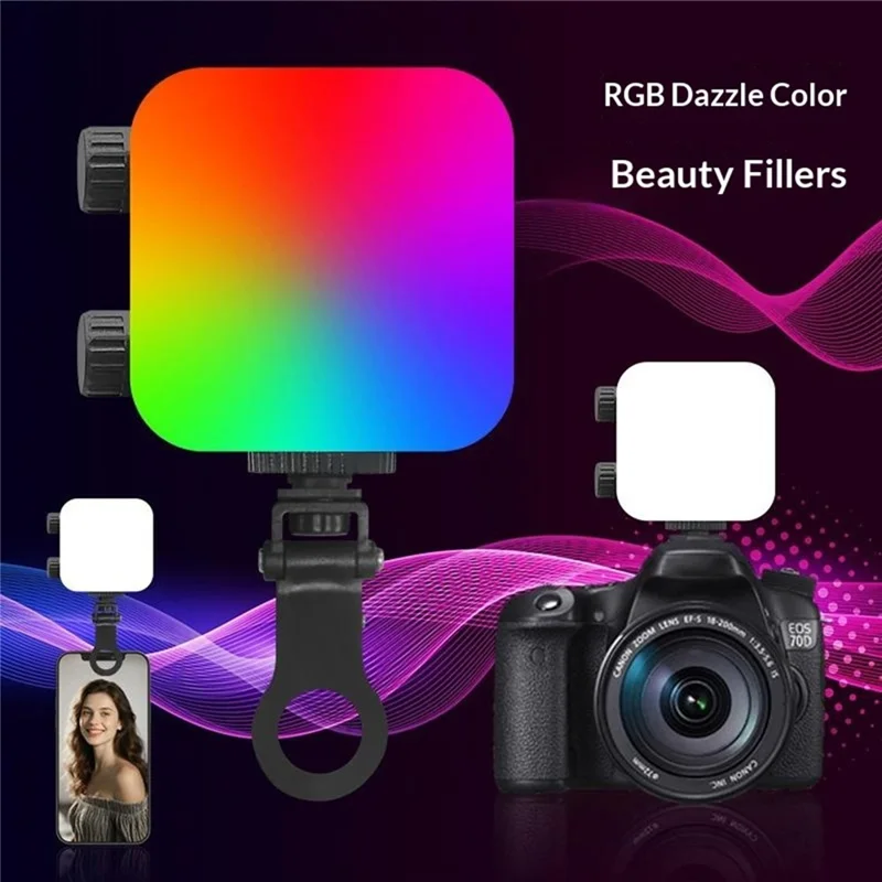 MJ-31 RGB Fill Light 3 Color Temperature Type-C Rechargeable for Photography Video