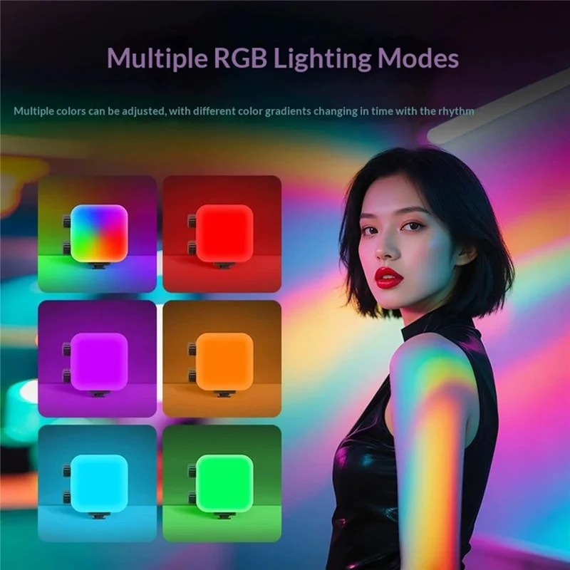 MJ-31 RGB Fill Light 3 Color Temperature Type-C Rechargeable for Photography Video