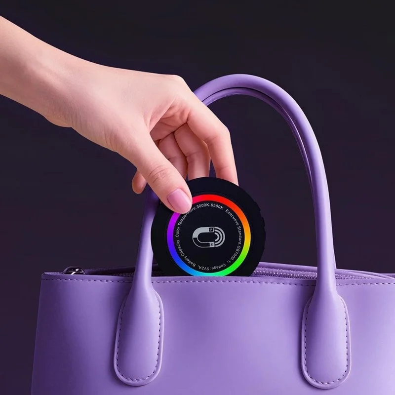 K-23 Mini Clip-on Magnetic LED Fill Light 3 Color Temperature Type-C Rechargeable Portable Selfie Light