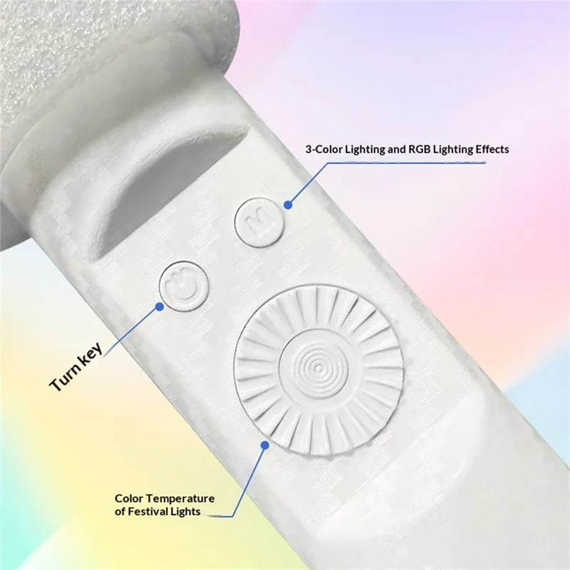 MJ-25 RGB Handheld LED Fill Light 15W 2800-7000K for Photography Live Streaming