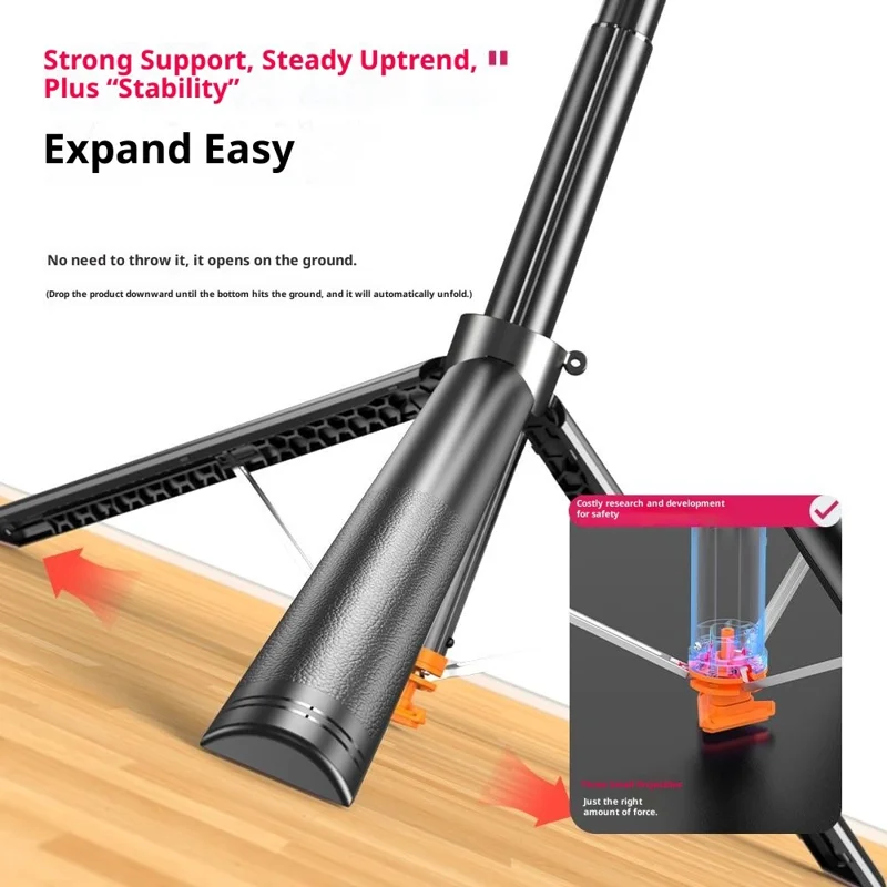 T03 1.96m Selfie Stick with 2Pcs Square Fill Light Auto-Open Tripod 360 Degree Panoramic Head Bluetooth-compatible Remote for Travel