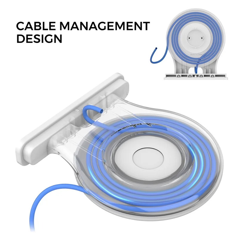 AHASTYLE 2 Pack Wall Mount Holder for HomePod mini Speaker Mount Stand with Cable Management  - White
