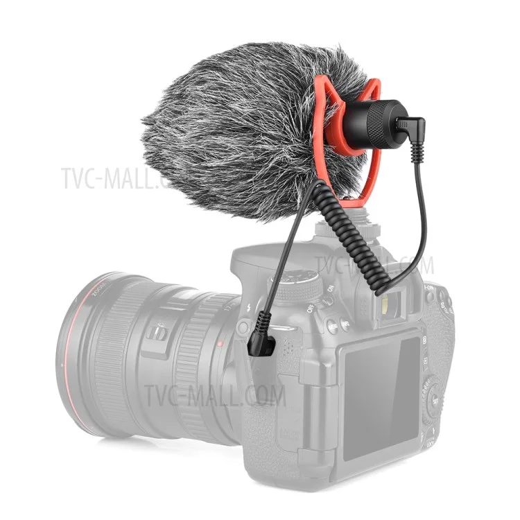 YELANGU MIC10 USB Mini micrófono universal de video con parabrisas para cámaras DSLR y teléfonos inteligentes
