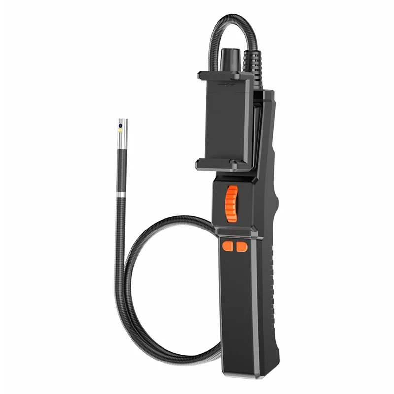 Z01 USB Endoscope with 1m Cable 6.5mm Single Lens Dual Direction Borescope Camera for iOS Android Automotive Plumbing Pipe Detection