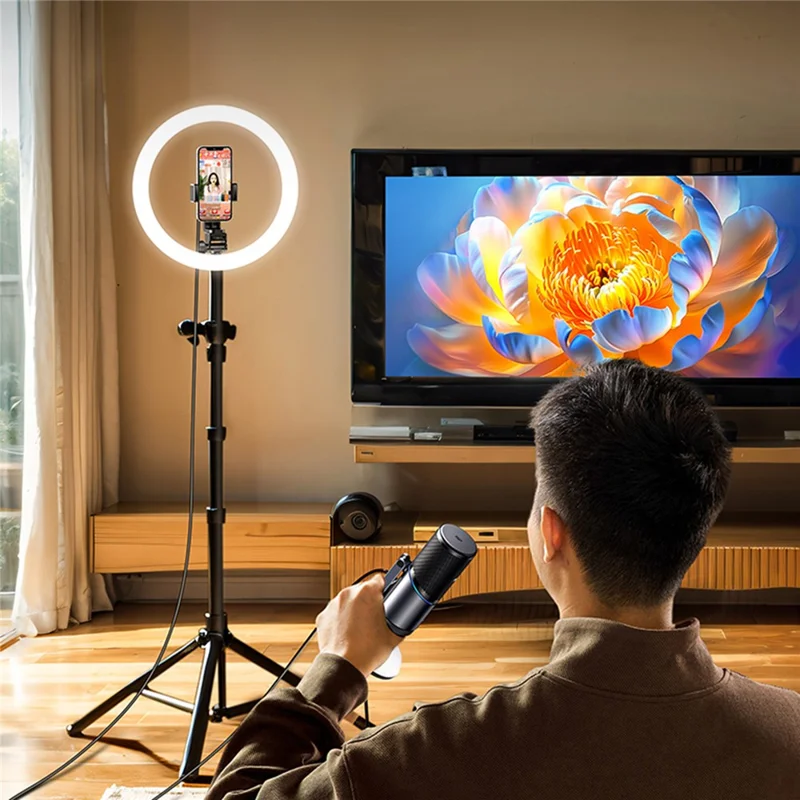 UGREEN CM769 USB-C Condenser Microphone with DSP Intelligent Noise Reduction RGB Lighting Desktop Mic for Live Streaming Recording