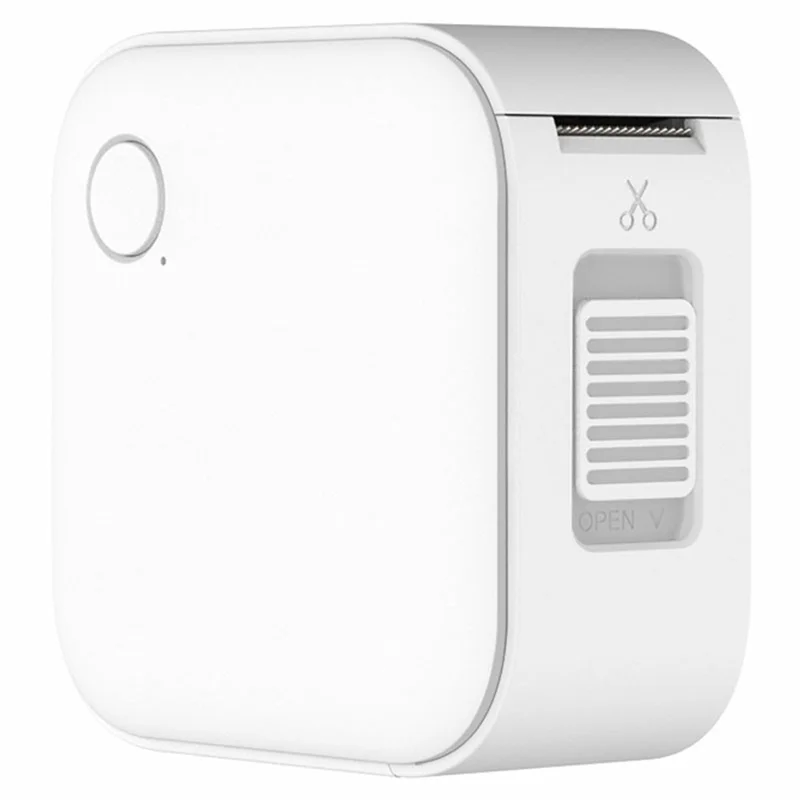 WP9529 Mini Thermal Label Printer Inkless 203dpi HD Printing Bluetooth-compatible APP Control for Home Office Organization - White