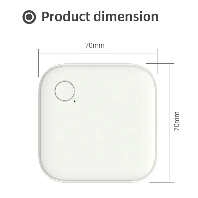 WP9529 Mini Thermal Label Printer Inkless 203dpi HD Printing Bluetooth-compatible APP Control for Home Office Organization - White