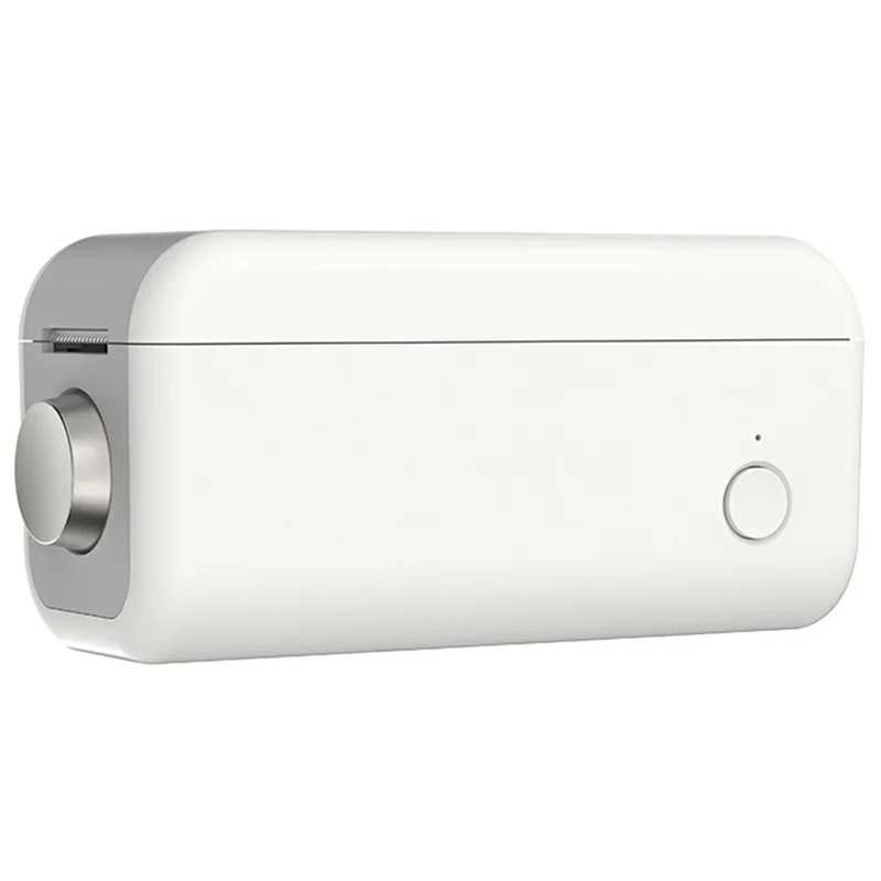 Impresora Térmica Mini WP9526 Sin Tinta, Impresora de Etiquetas Portátil con Bluetooth, 203dpi - Gris Blanco