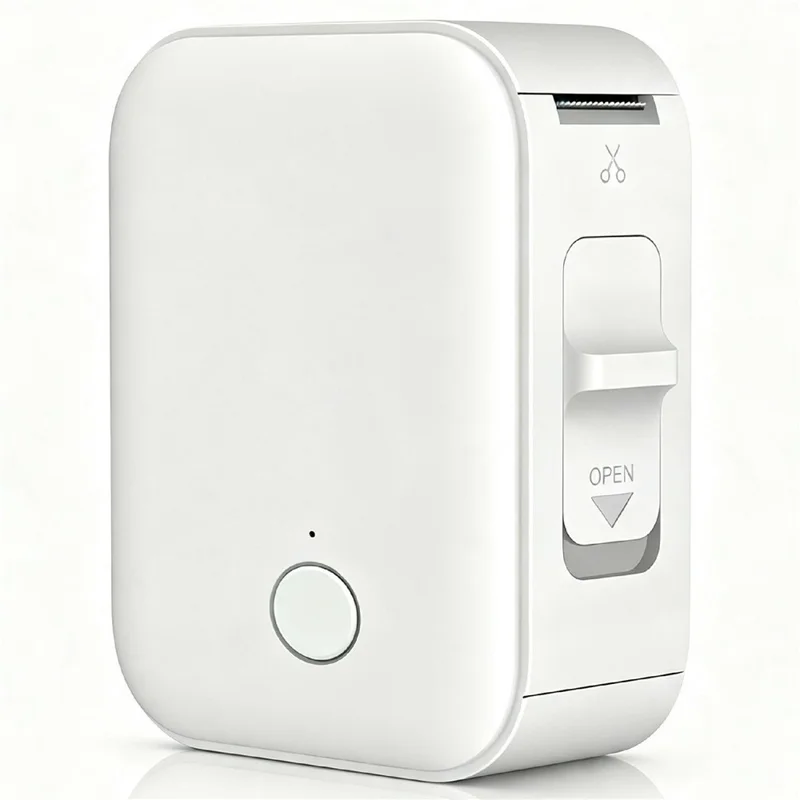 WP9525 Mini Thermal Label Printer 203DPI HD Bluetooth-compatible Portable Ink-Free Label Maker for Home Use - White