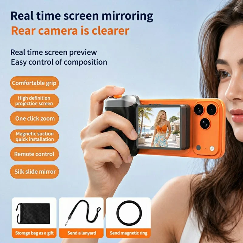 CL13 2.8 inch Magnetic Camera Screen Assistant 240 x 320 Wireless Remote Zoom Shutter