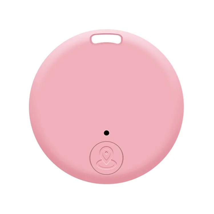 Y-02 Portable Bluetooth 5.0 Smart Tag Anti-Lost Tracker Wireless Key Tracker Round GPS Locator - Pink