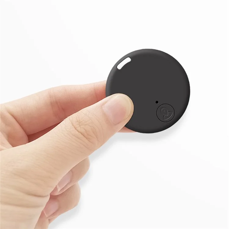 Y-02 Portabler Bluetooth 5.0 Smart Tag Anti-Verlust Tracker Drahtloser Schlüsselfinder Runder GPS-Locator - Dunkelblau