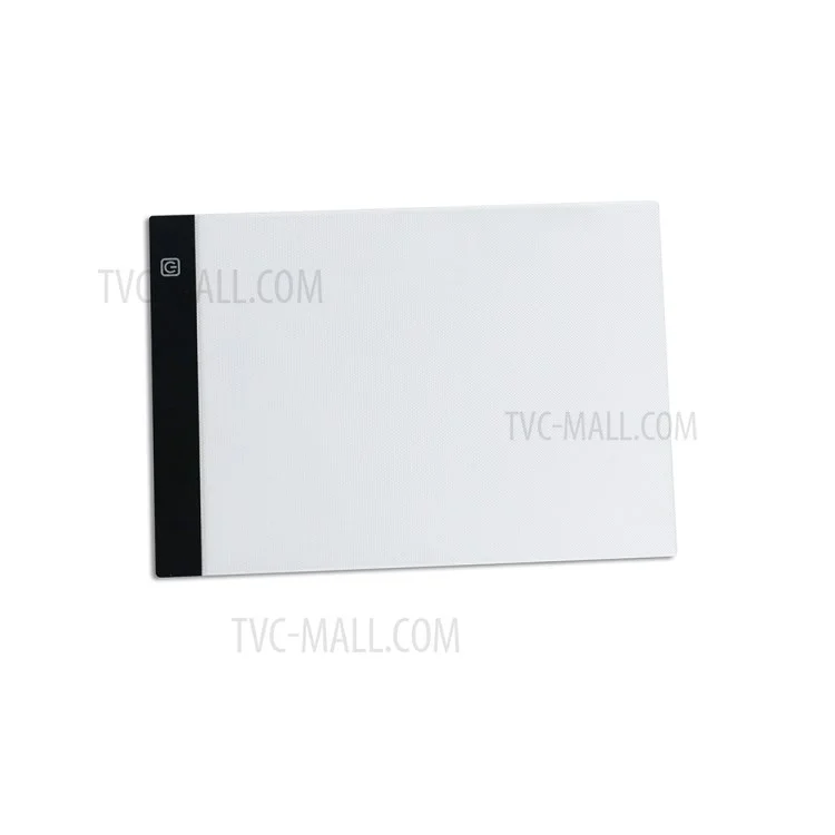 A4-F-T LED Light Box Copy Board USB Powered Adjustable Brightness Tracing Sketching Pad (335x233mm) - Stepless Dimmable