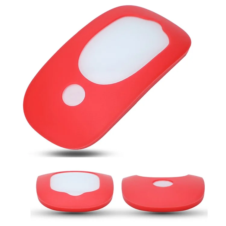Wireless Mouse Anti-drop Soft Silicone Cover Protective Case for Apple Magic Mouse 1/2 - Green