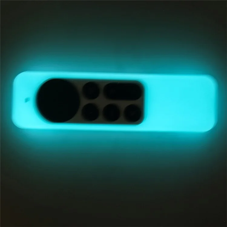 Anti-drop Remote Controller Silicone Protective Sleeve Cover for Apple TV HD/4K - Luminous Blue