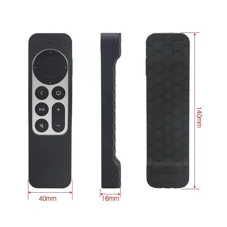 Anti-drop Remote Controller Silicone Protective Sleeve Cover for Apple TV HD/4K - Luminous Blue