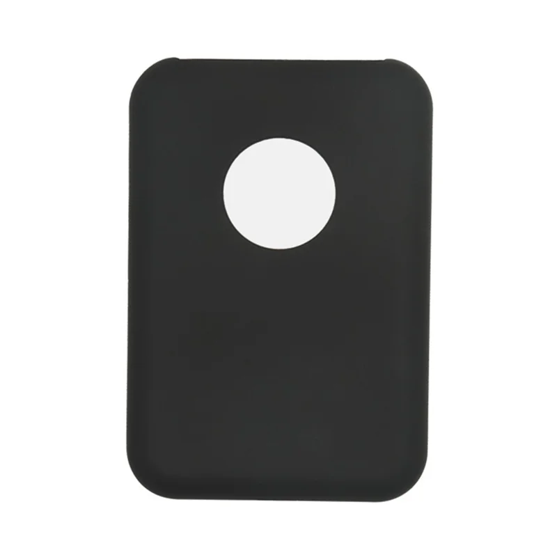 Silicone Anti-slip Anti-drop Protective Cover Case for Apple Compatible with MagSafe External Battery Magnetic Charger - Black