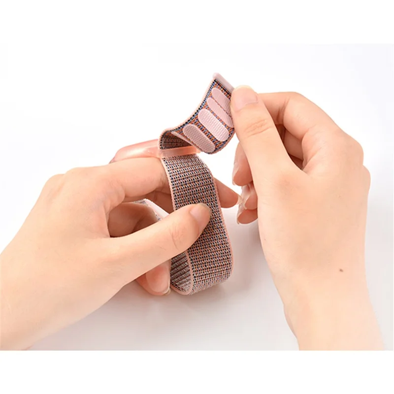 For Apple AirTag Tracker Anti-Lost TPU Protective Case Watch Band Design Loop Nylon Bracelet Strap - Black/L
