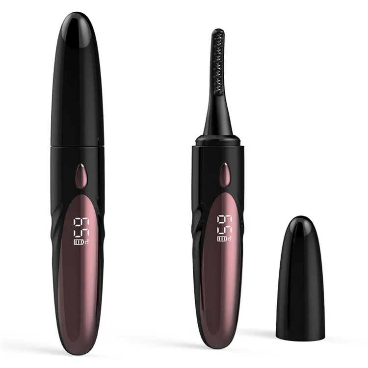 Kekesu K-cu-s20 Type-C Cureur de Curlats Chauffés Rechargeable Curler à Curling Naturel et Cils Électriques Électriques Avec 4 Engrenages de Température Pour le Maquillage - le Noir