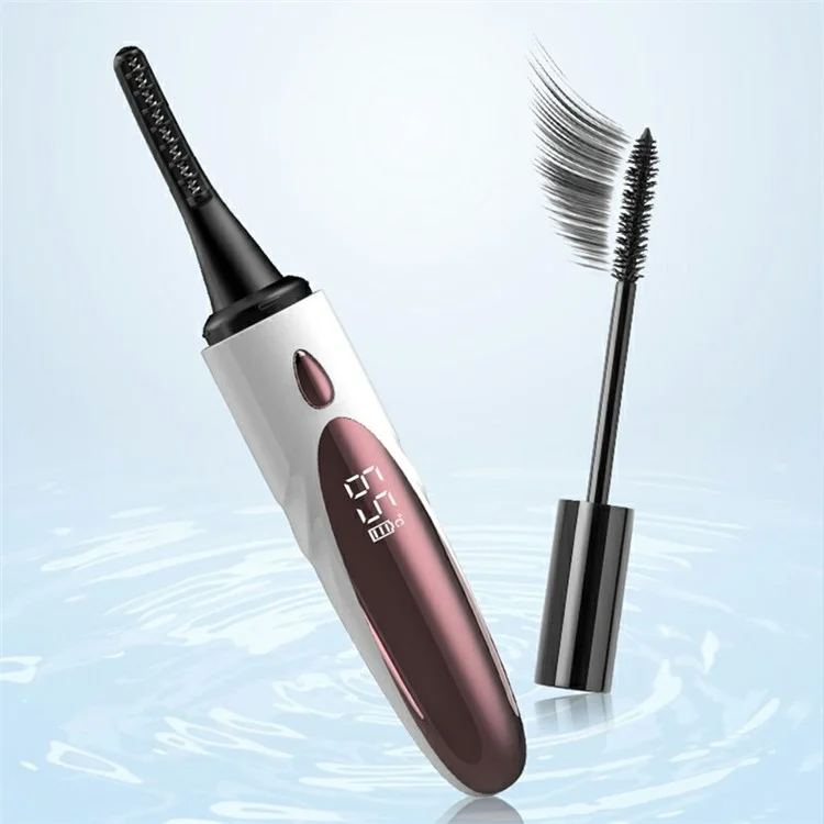 Kekesu K-cu-s20 Type-C Cureur de Curlats Chauffés Rechargeable Curler à Curling Naturel et Cils Électriques Électriques Avec 4 Engrenages de Température Pour le Maquillage - le Noir