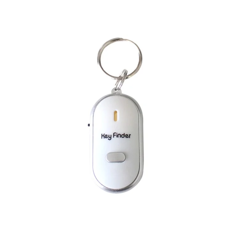 Wireless Smart Key Finder Anti-lost Portable Keychain Tracker Lightweight Item Locator - White
