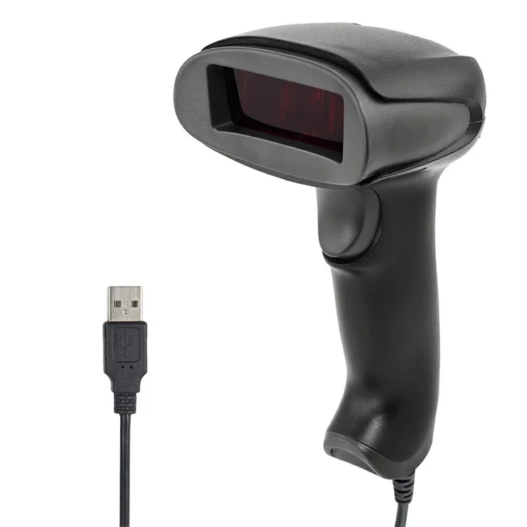 NTEUM F1900 Sem Fio Código de Barra de Luz Vermelha Scanner Leitor de Handheld Scanner de Código de Barras Portátil Para Armazéns de Lojas